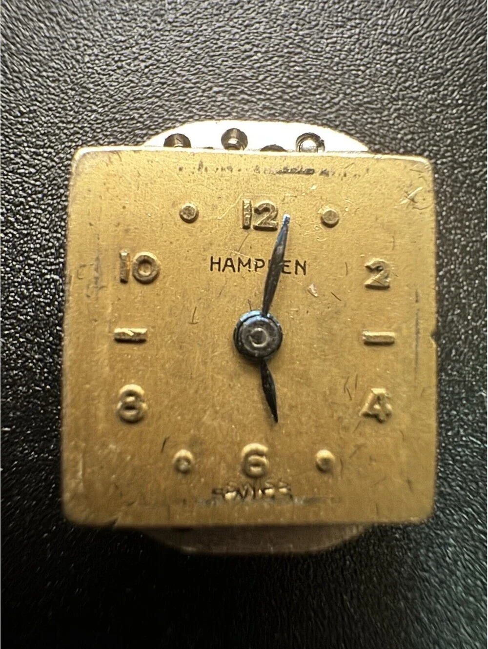 Vintage Hampden 21 Jewels Swiss Wristwatch Movement